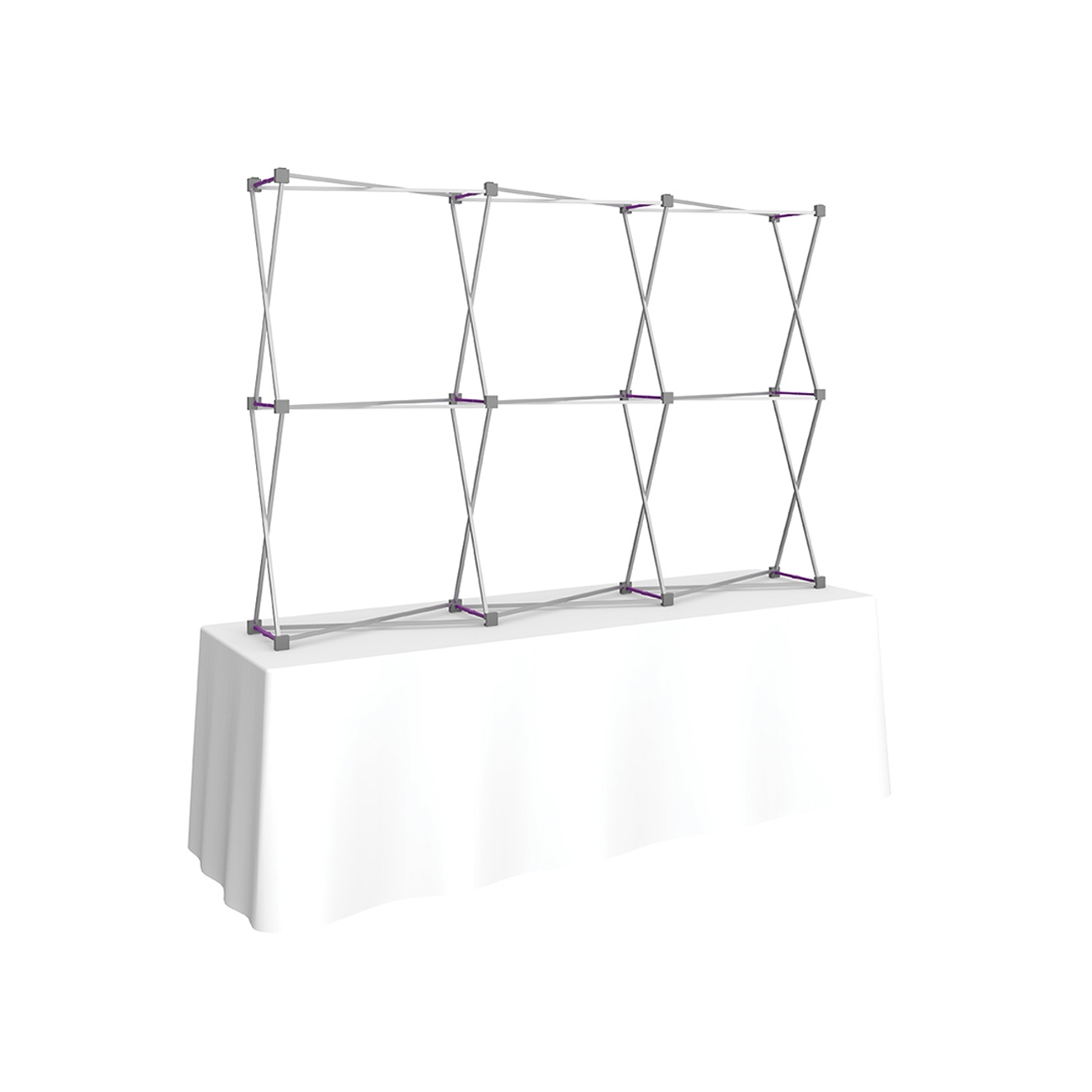 Pop-Fab 3x2 Tabletop Curved Tension Fabric Display